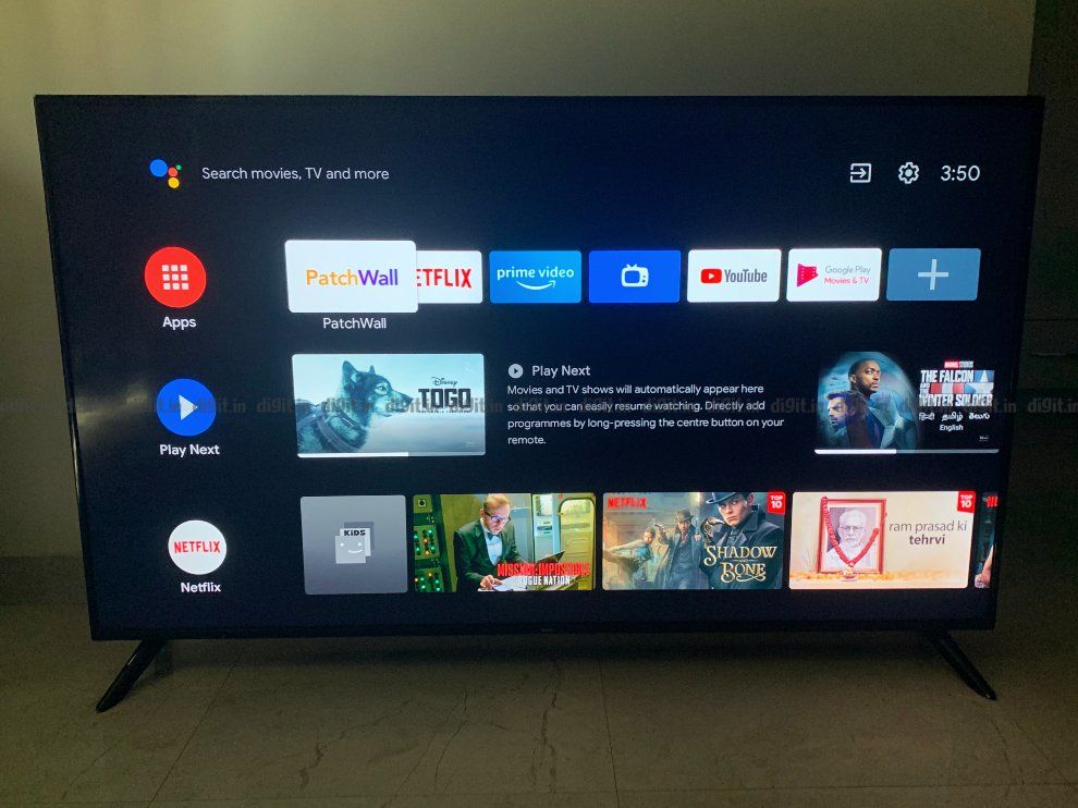 The Redmi Smart TV X65 runs on Android 10. 