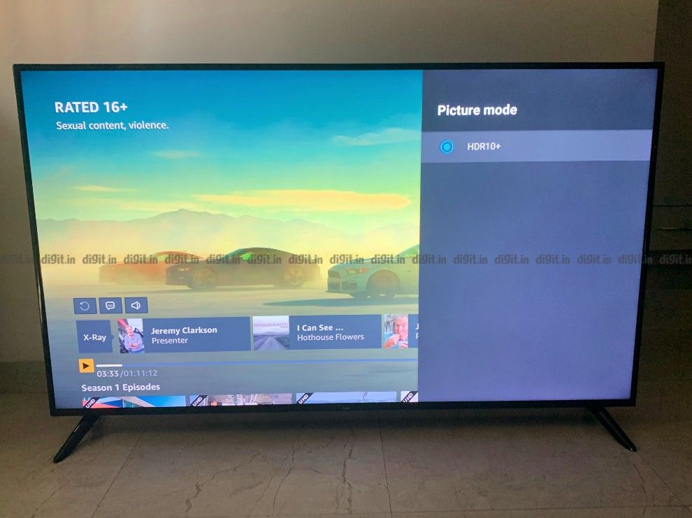 The Redmi Smart TV X65 supports HDR 10+