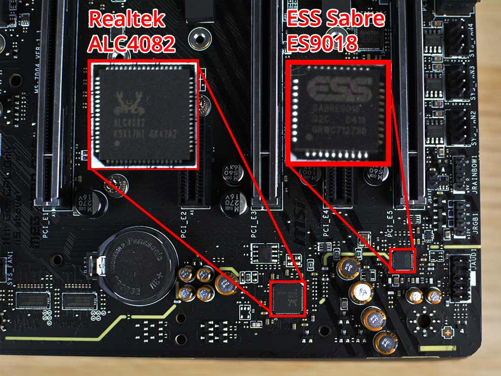 MSI MEG Z590 ACE Gaming Motherboard audio for Intel 11th Gen
