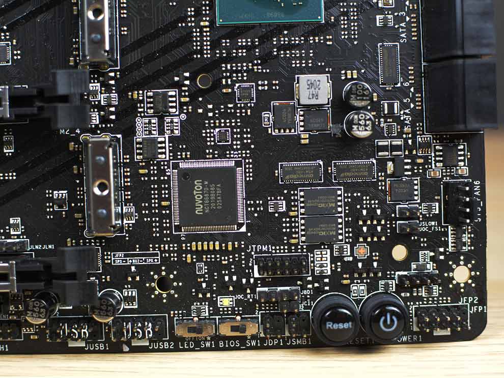 MSI MEG Z590 ACE Gaming Motherboard board connectors for Intel 11th Gen