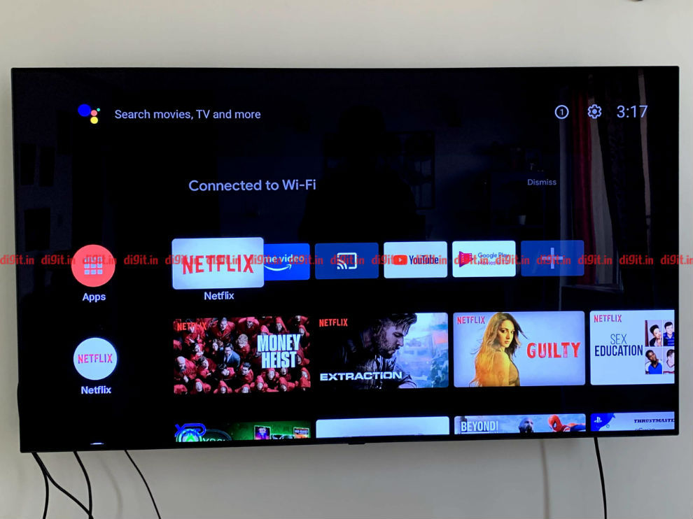The Mi Box 4K runs on the Android TV UI.