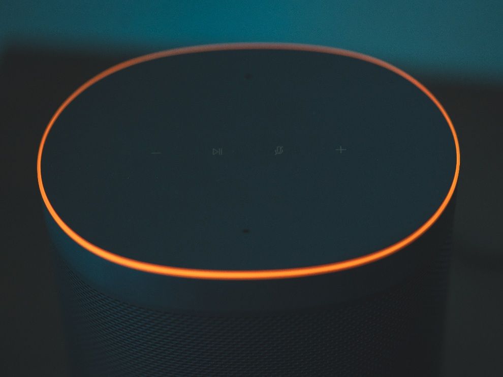 Vista superior de Mi Smart Speaker