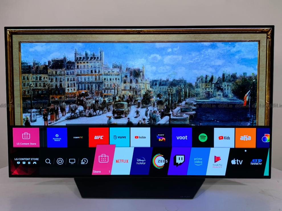 El televisor LG funciona con WebOS.