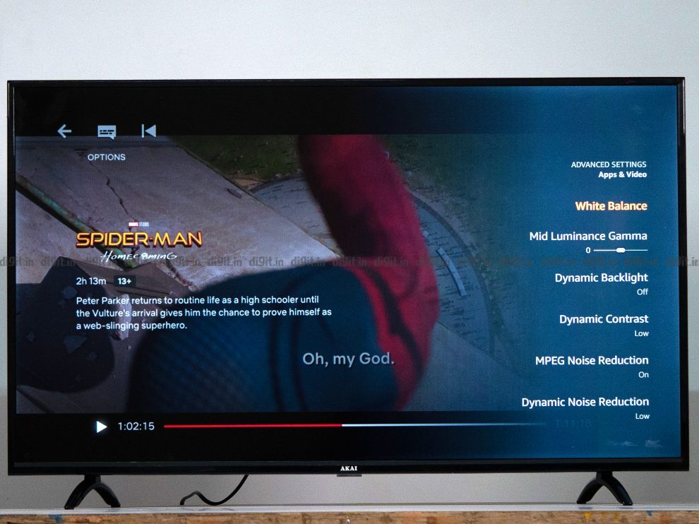 El Akai TV puede reproducir contenido en 1080p SDR. 