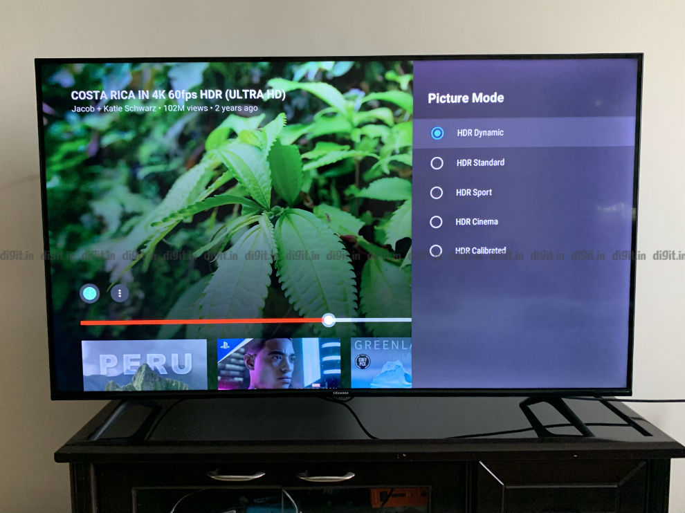 Configuración de imagen Hisense TV HDR