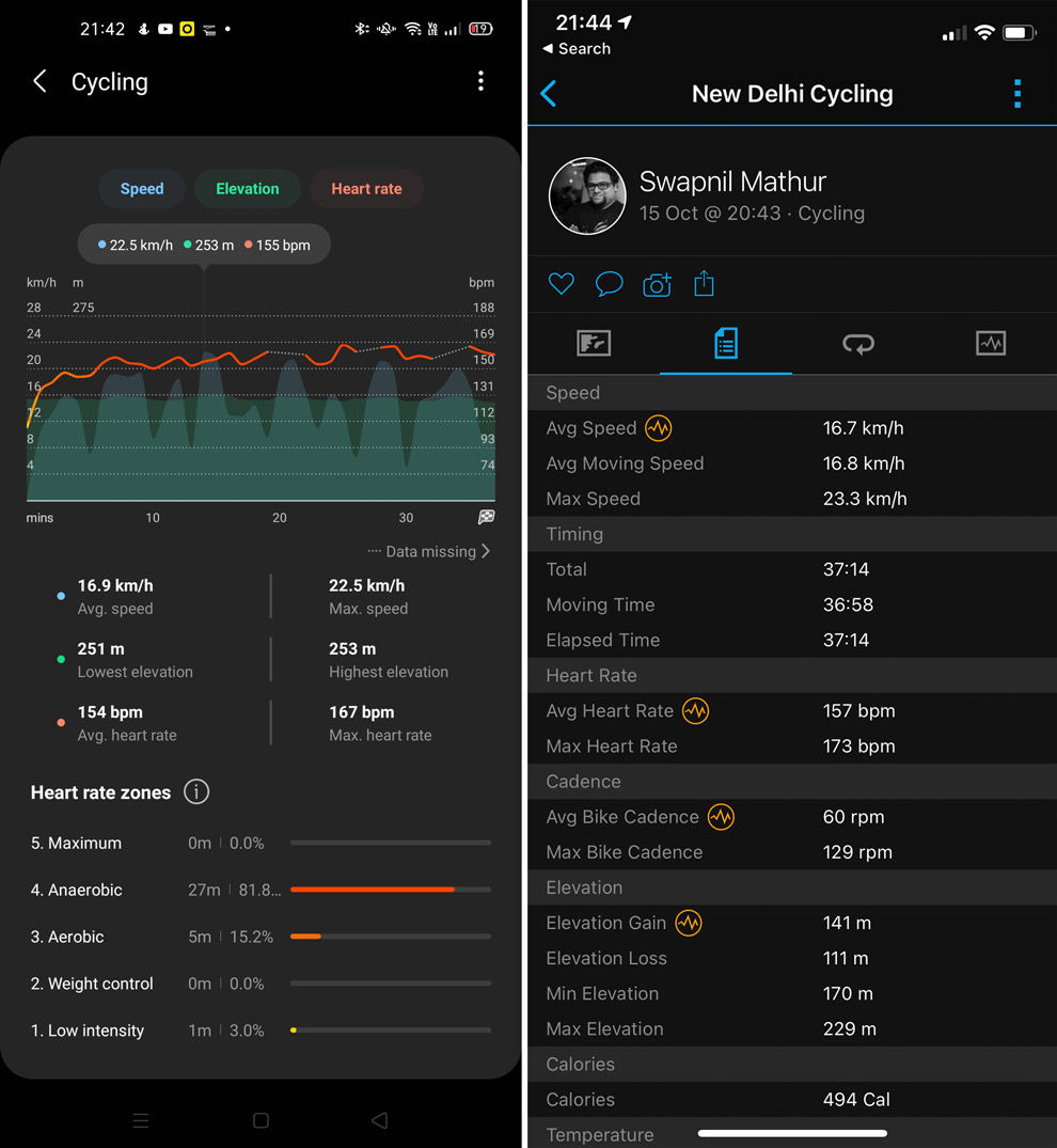 Samsung Galaxy Watch3 es realmente bueno para rastrear sus entrenamientos, ya sea en interiores o al aire libre