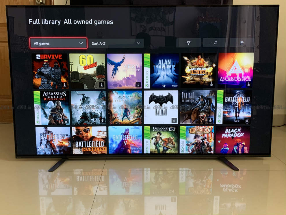 El Sony A8H es un buen televisor para juegos a 4K a 60FPS.