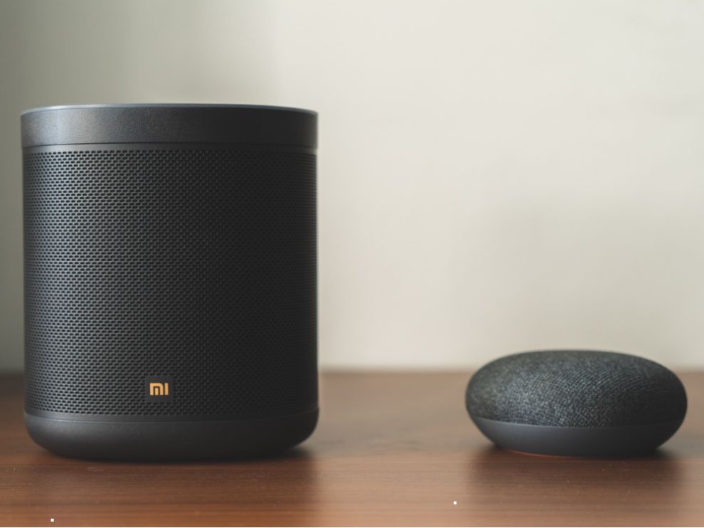 Mi Smart Speaker junto a Google Home Mini