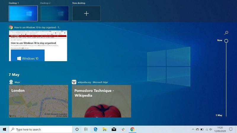 Cronología de Windows 10