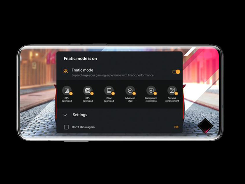 Modo OnePlus Fnatic
