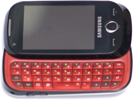 Samsung B5310 CorbyPro - Horizontal QWERTY slider keypad