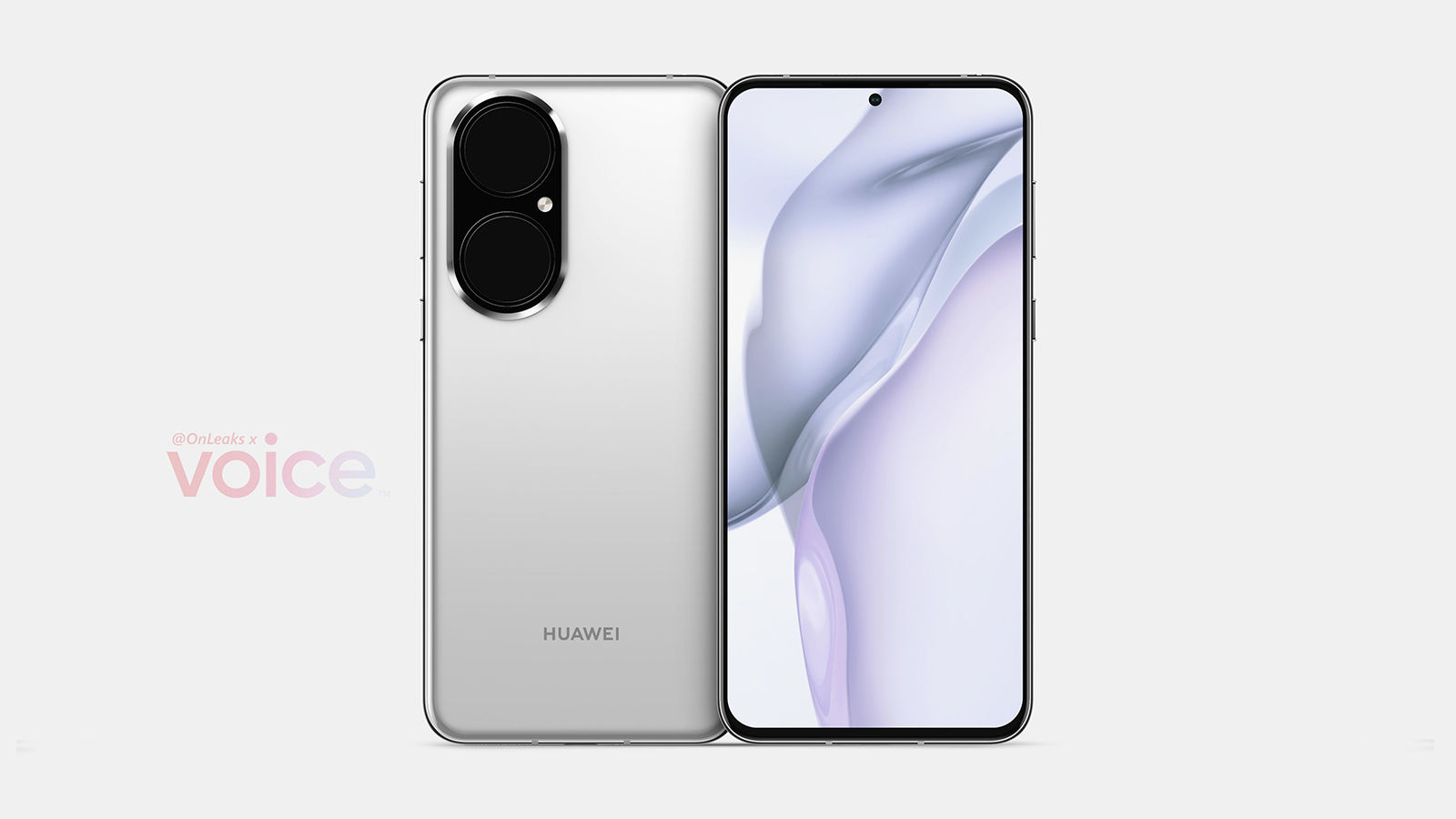 Huawei P50 liquid lens leak straight | Source: OnLeaks via Voice