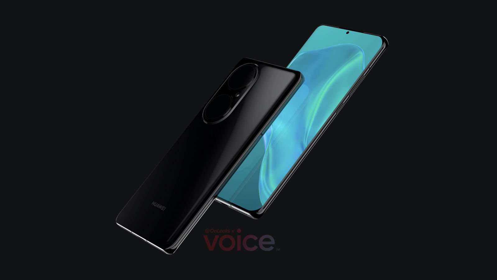 Huawei P50 Pro liquid lens leak angled | Source: OnLeaks via Voice