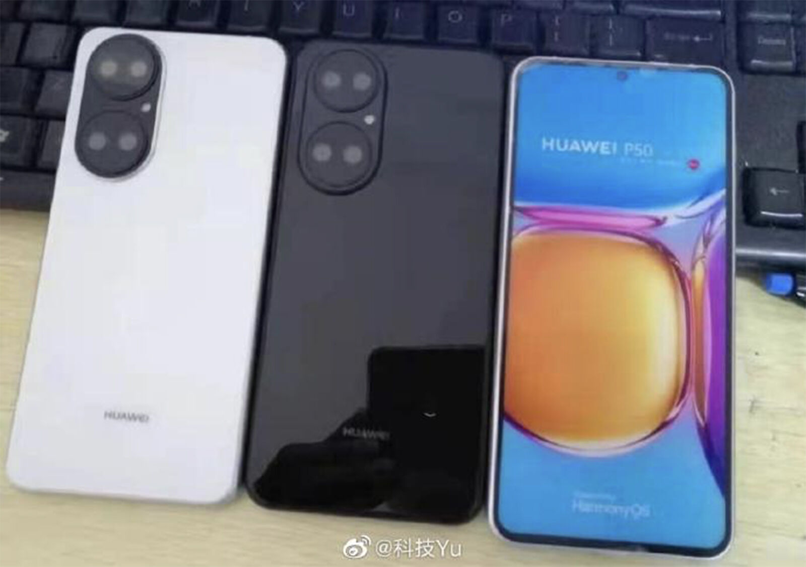 Huawei P50 spyshot | Source: Technology Yu via Weibo