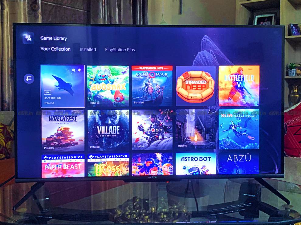 El Realme TV es una opción decente para los juegos de PS5. 