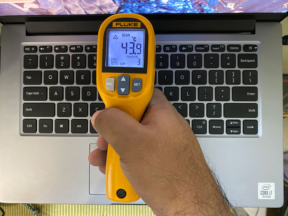 Rendimiento térmico Xiaomi Mi NoteBook 14 Horizon Edition