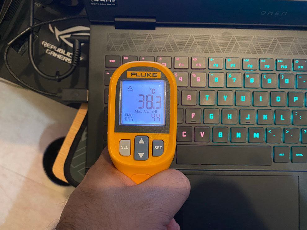 HP Omen 15 has well controlled thermals