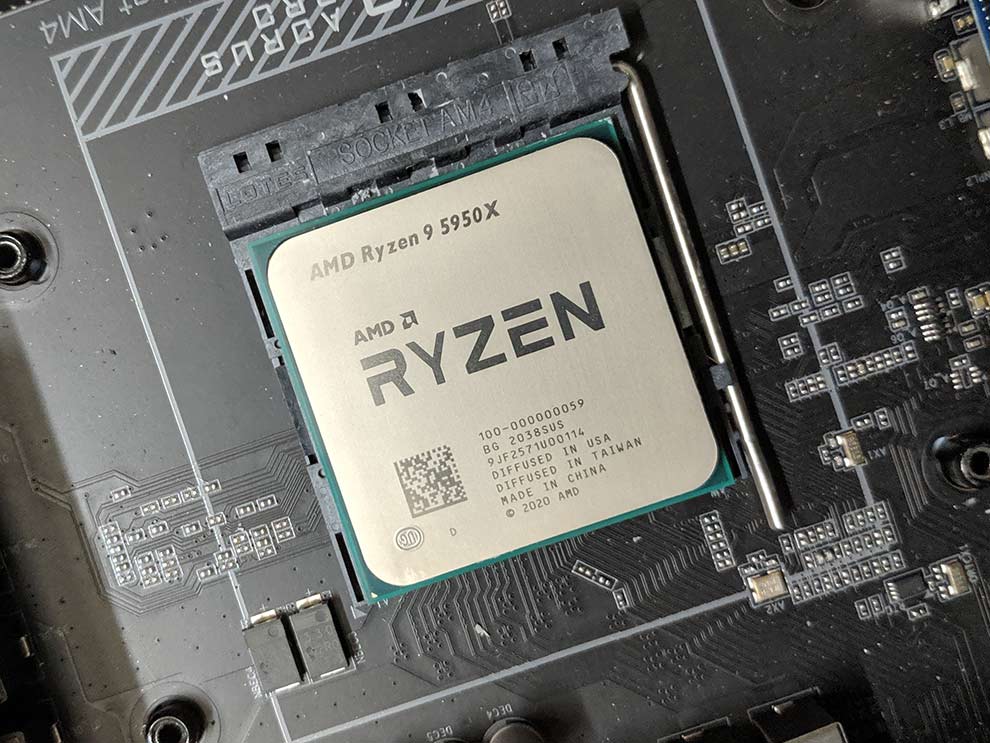 Procesador de escritorio AMD Ryzen 9 5950X Revisión de la placa base para juegos Procesador de escritorio AMD Ryzen 9 5950X Revisión de la placa base para juegos