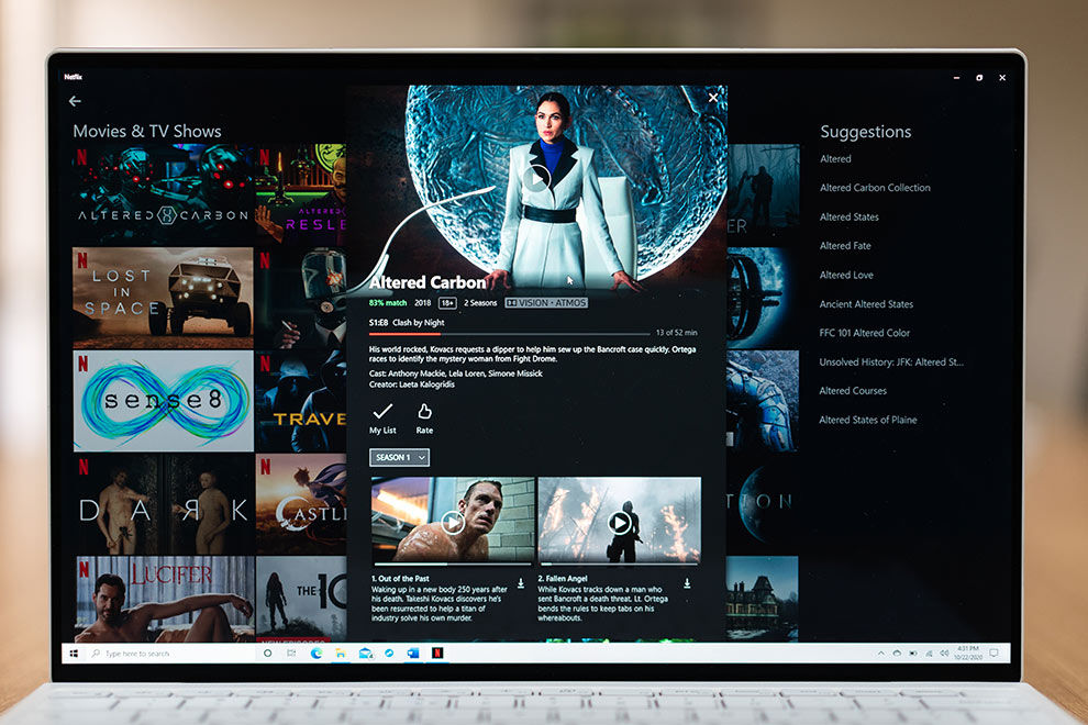 El Dell XPS 13 ofrece un panel 4K que admite la reproducción de contenido HDR10 y Dolby Vision