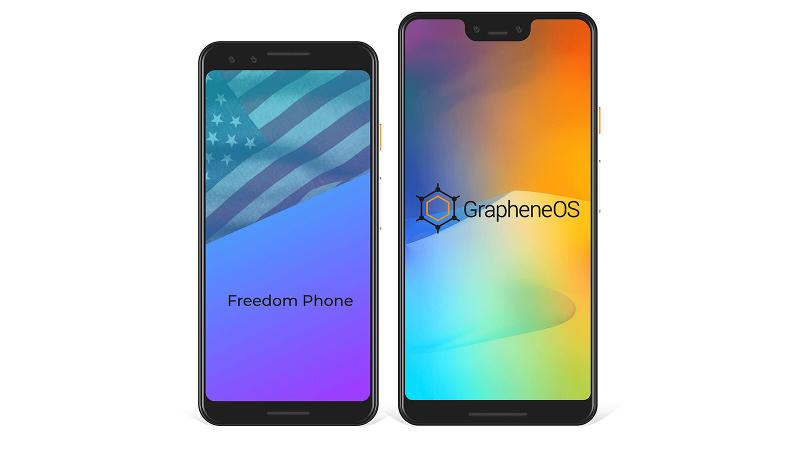 Teléfonos Freedom con GrapheneOS