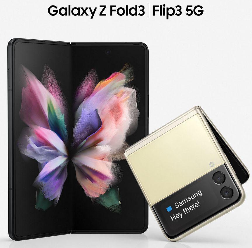 Samsung Galaxy Z Flip 3 y Fold 3
