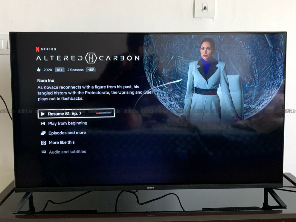 Realme TV puede reproducir contenido en HDR desde las aplicaciones integradas, pero la experiencia es mediocre. 