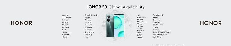 Honor 50 lanzamiento global