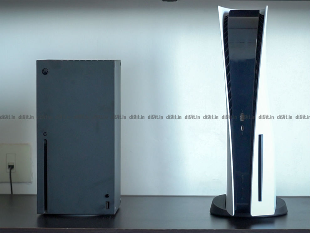 The PS5 is taller and deeper than the Xbox Series X.