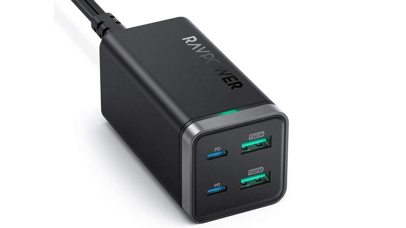 RavPower PD Pioneer 65W 4-Port Desktop Charger (RP-PC136)