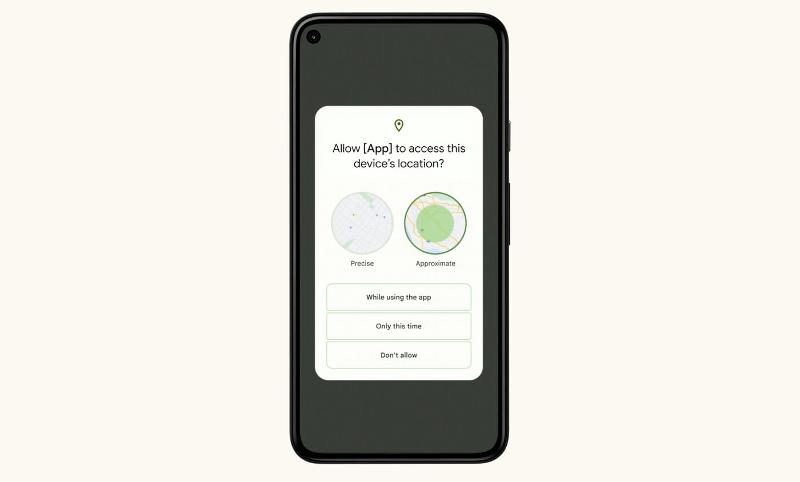 Android 12 approximate location