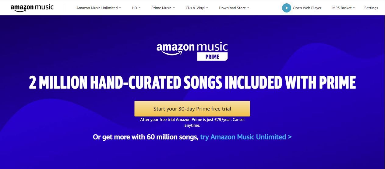 Música de Amazon Prime