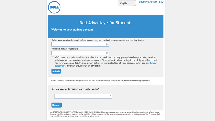 Cómo obtener un descuento para estudiantes de Dell: sitio Advantage