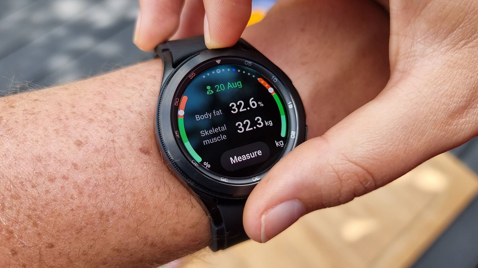 Samsung Galaxy Watch 4 Classic BCA results