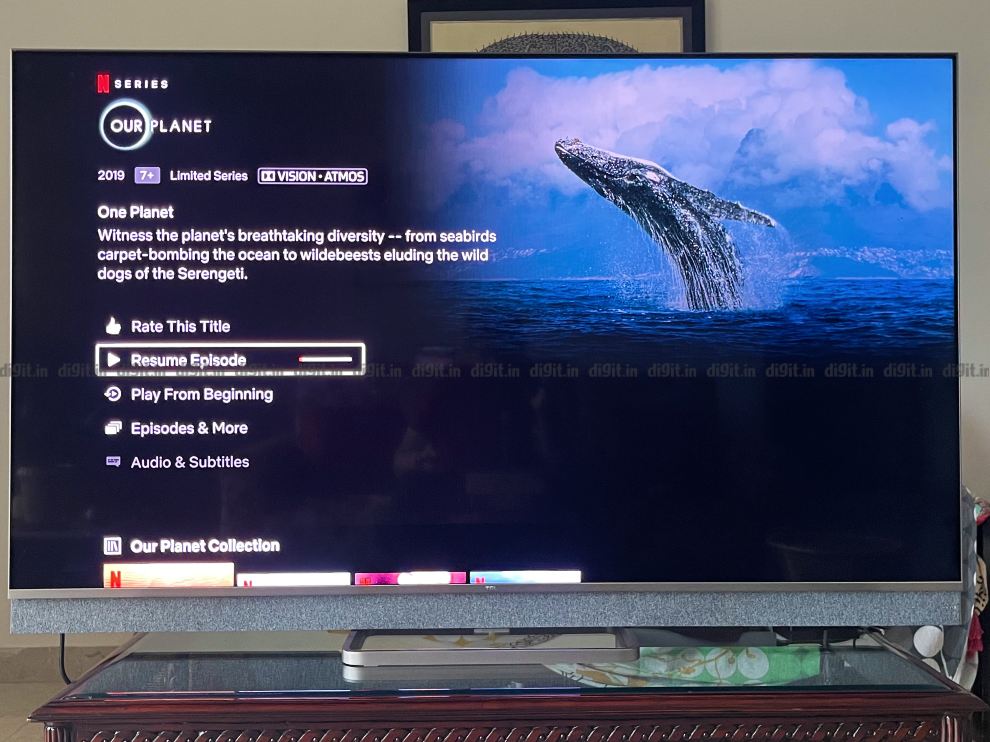 El TCL C815 es compatible con Dolby Vision IQ.
