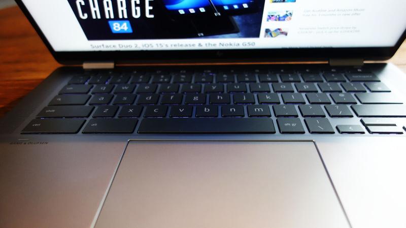 HP Chromebook x360 14c review: Keyboard Backlight