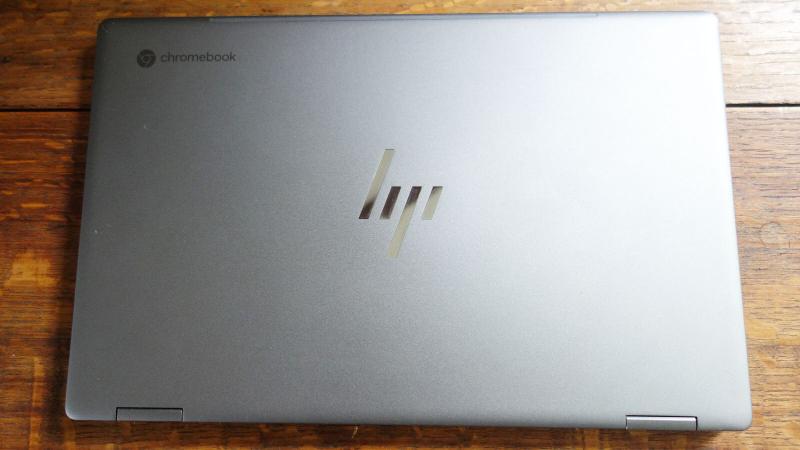 HP Chromebook X360 14c review: Top of device