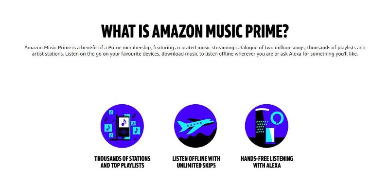 Amazon Music Prime 