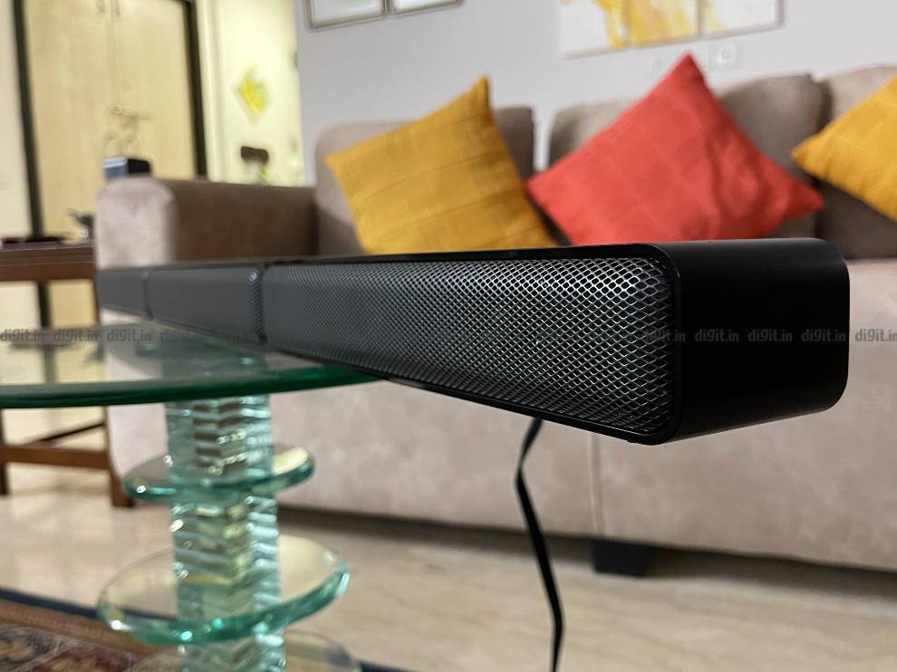 Lado de la barra de sonido Sony HT-S40R