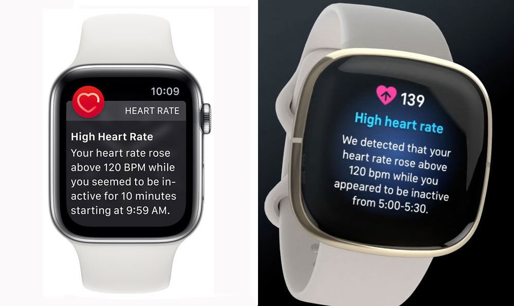 Fitbit vs Apple Watch Heart Rate Monitors