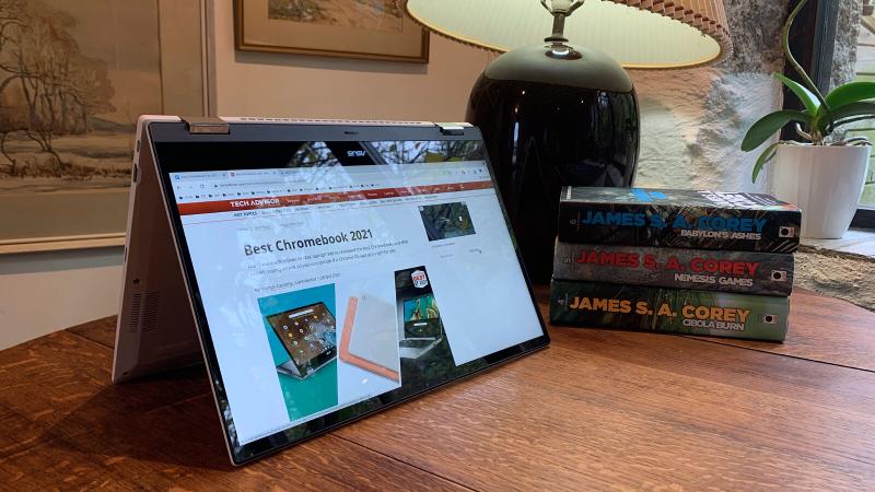 Asus Flip CX5 Chromebook review: Tent Mode