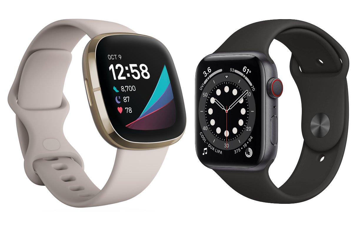 Fitbit Sense vs Apple Watch 6