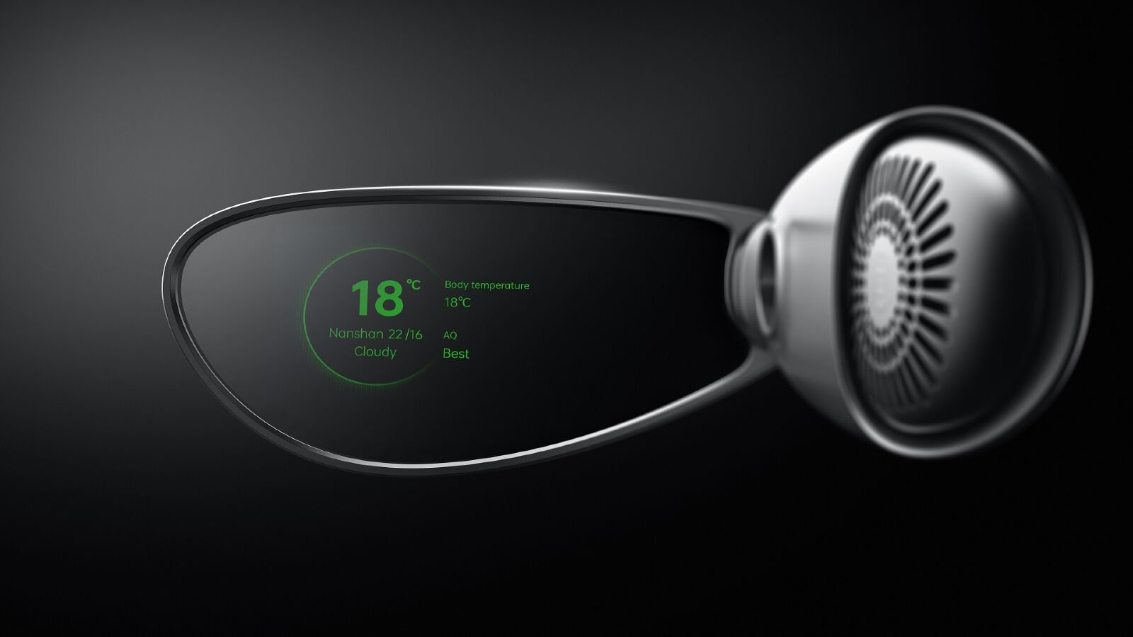 Interfaz de usuario de Oppo Air Glass