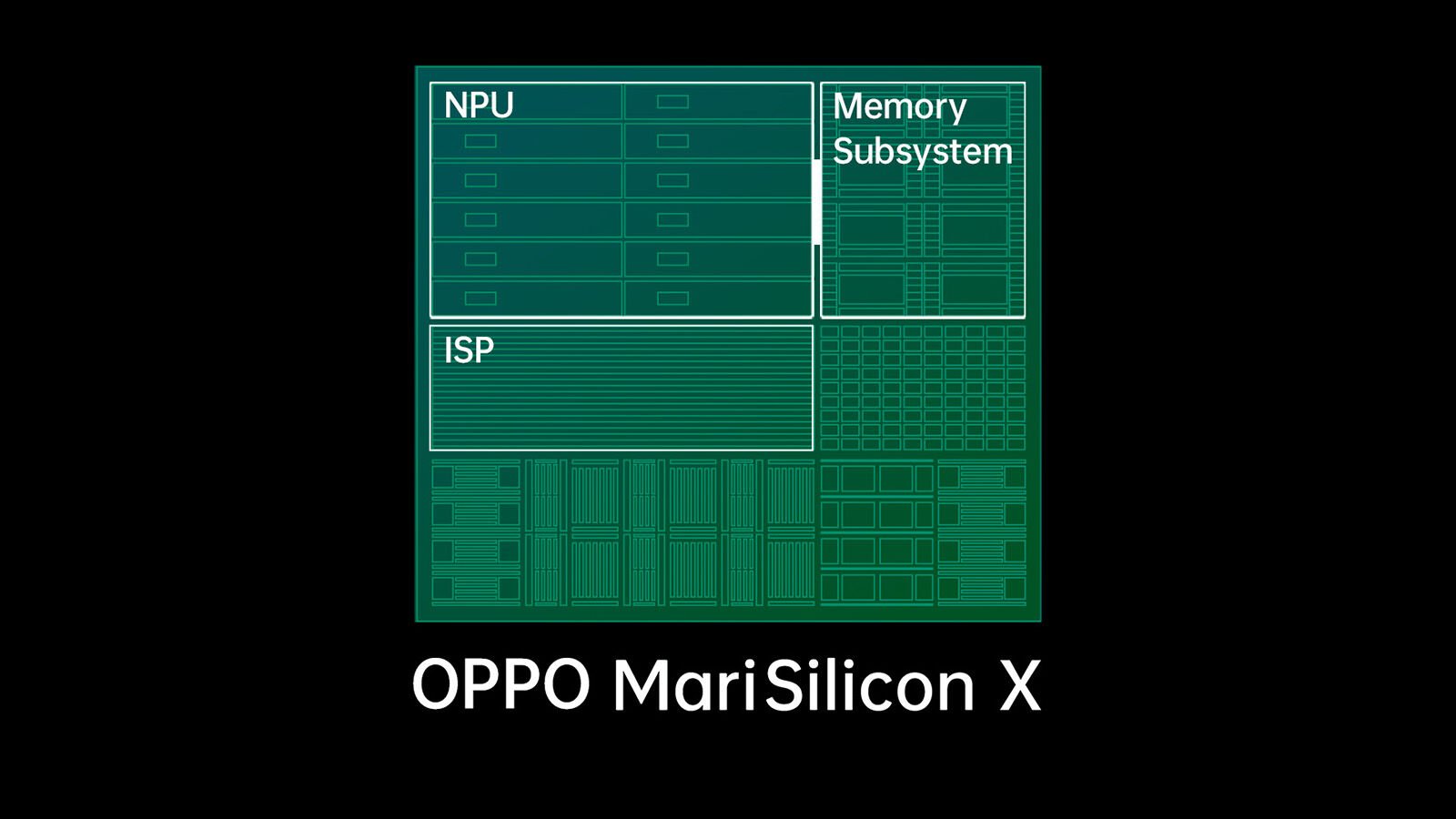Imagen de prensa de diseño de Oppo MariSilicon X
