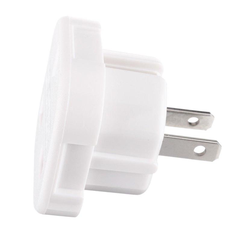 Paquete doble de adaptador de viaje TEC de Reino Unido a EE. UU.