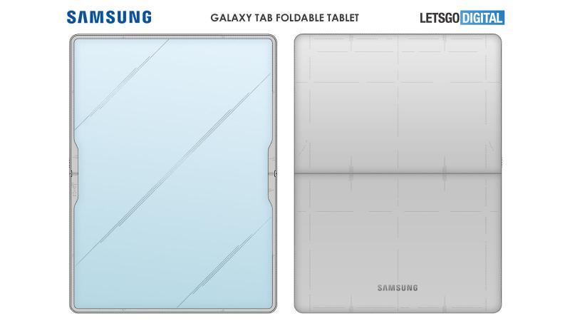 Samsung Galaxy Z Fold Tab: diseño de un solo pliegue