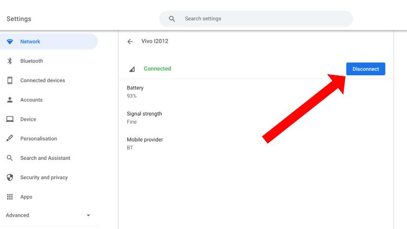 Cómo conectar una Chromebook a datos móviles: Anclaje instantáneo