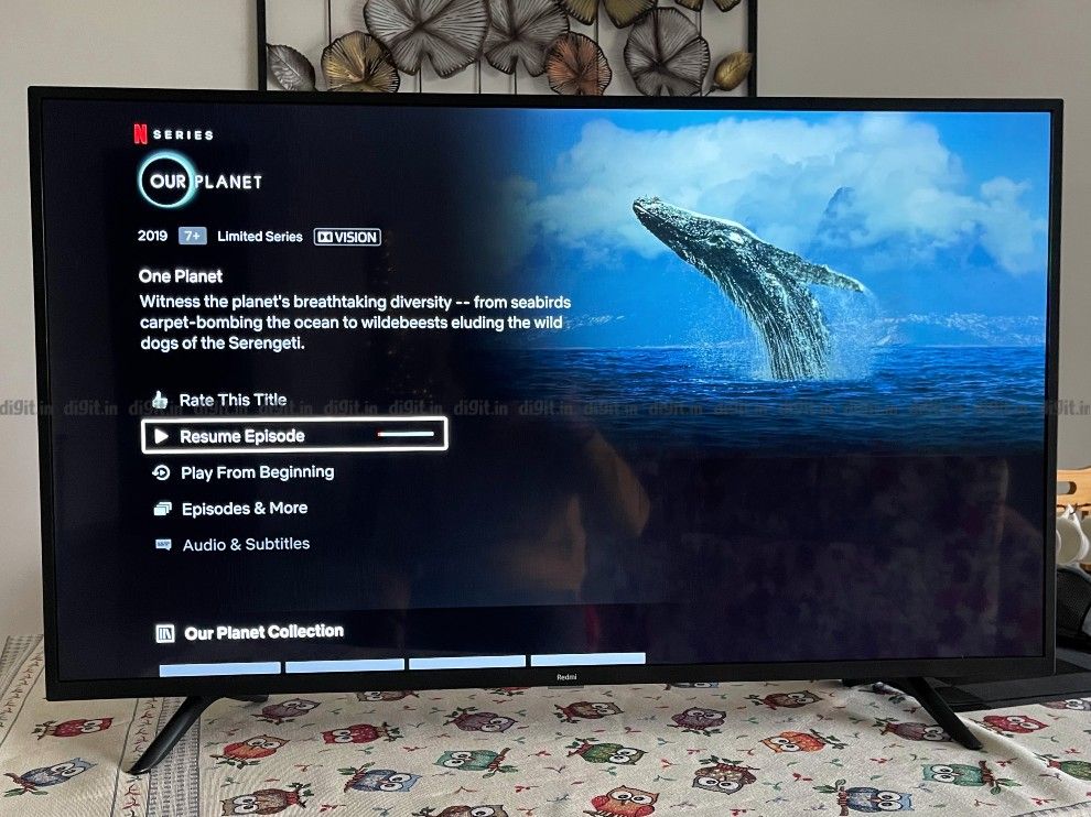 Redmi Smart TV X43 es compatible con Dolby Vision. 