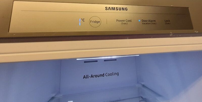 Panel de control de nevera Samsung Bespoke