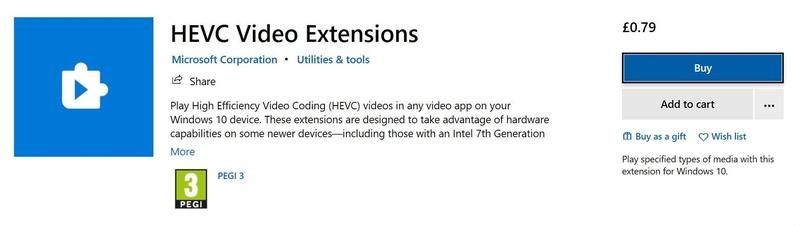 Extensión de vídeo HEVC