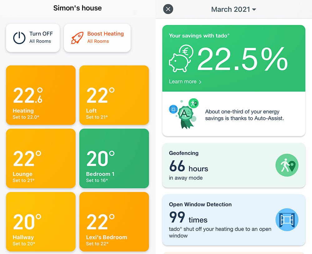 Tado Smart Thermostat app